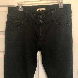 CAbi 515 Black Straight Leg Jeans Women's 10 Tall